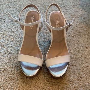 Charles by Charles David white wedges
